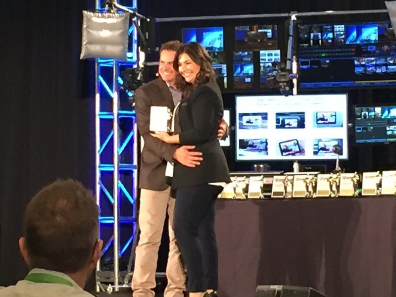 Sonia Gomez on stage at a live event