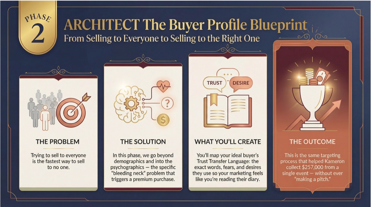 Phase 2: ARCHITECT The Buyer Profile Blueprint — Map psychographics and decision triggers